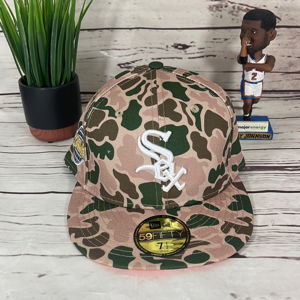 NEW ERA 59FIFTY DUCK CAMO CHICAGO WHITE SOX HAT - CAMOFLAUGE